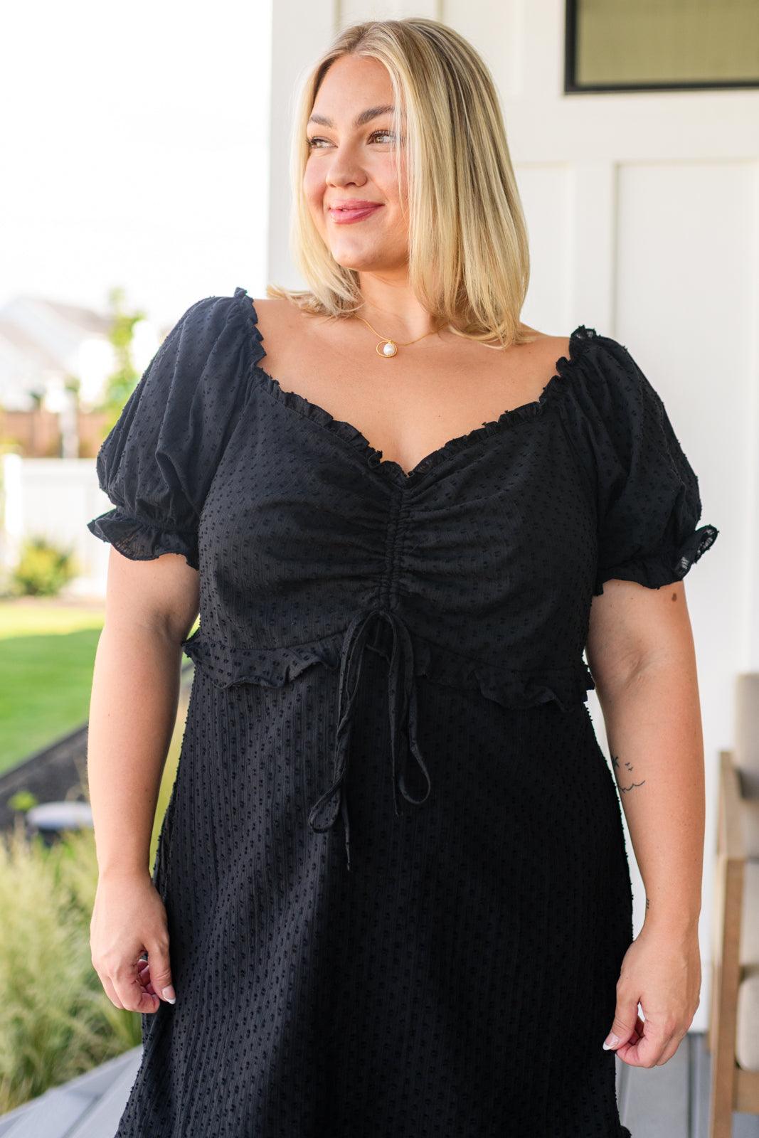 It's Cocktail Hour Ruffle Detail Dress - Simply Graced Mama