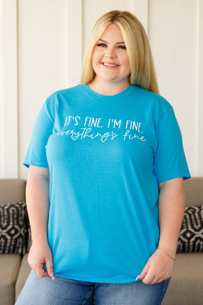 Everything's Fine Graphic Tee - Simply Graced Mama