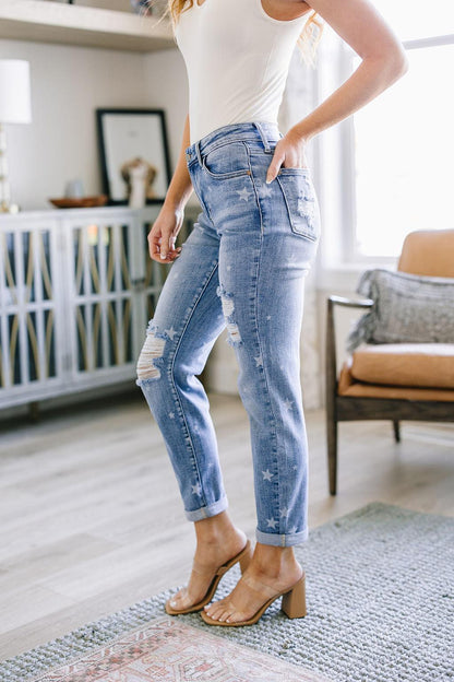 Juliet Star Crossed Boyfriend Jeans - Simply Graced Mama