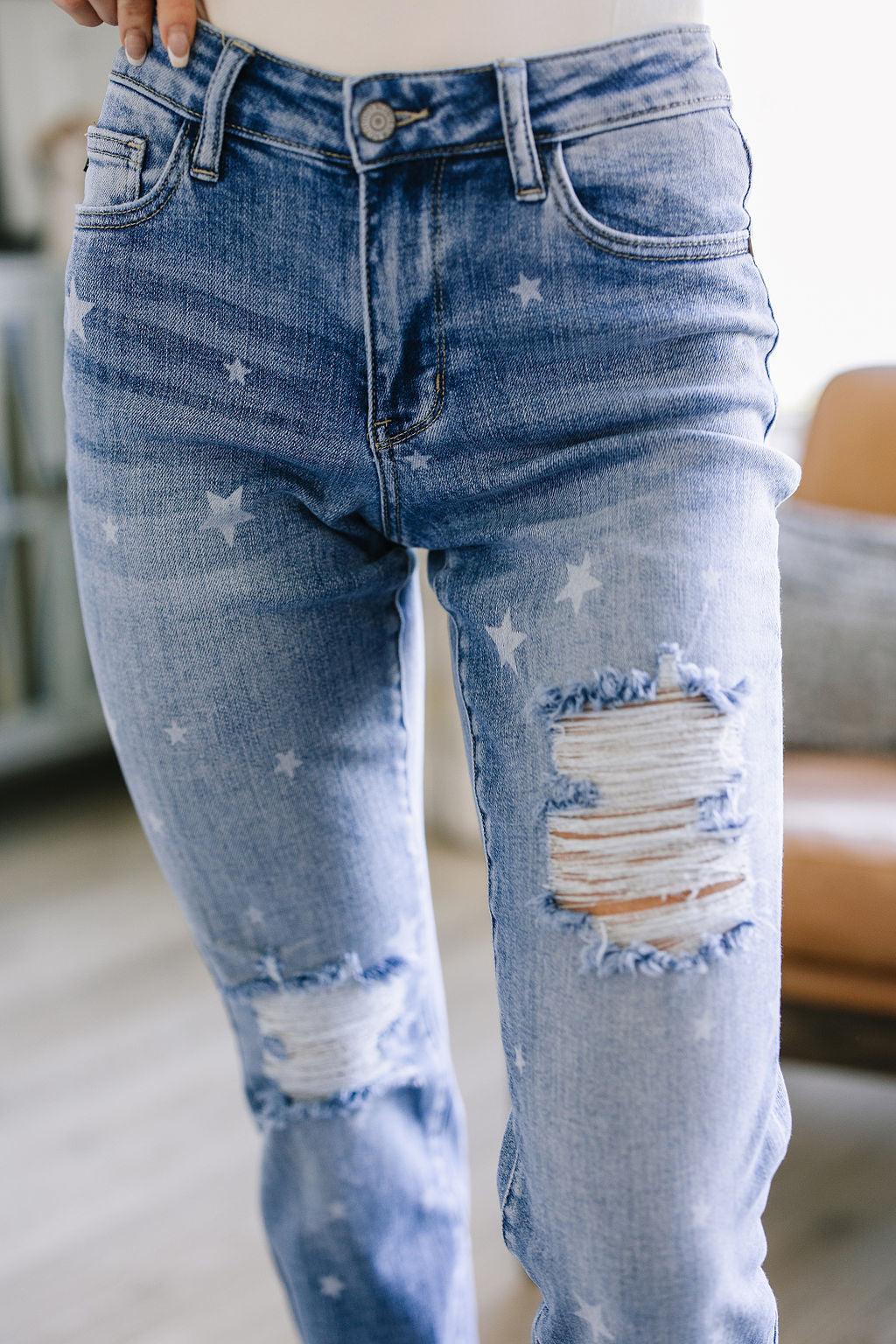 Juliet Star Crossed Boyfriend Jeans - Simply Graced Mama