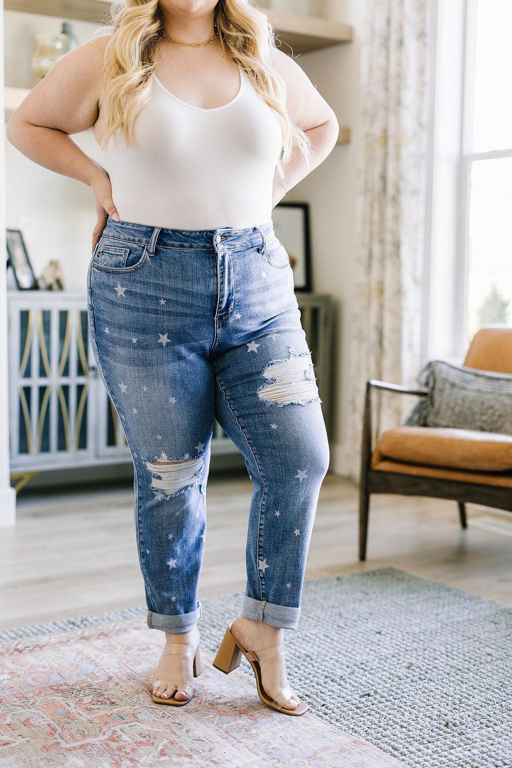 Juliet Star Crossed Boyfriend Jeans - Simply Graced Mama