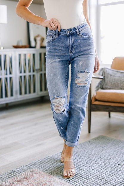 Juliet Star Crossed Boyfriend Jeans - Simply Graced Mama