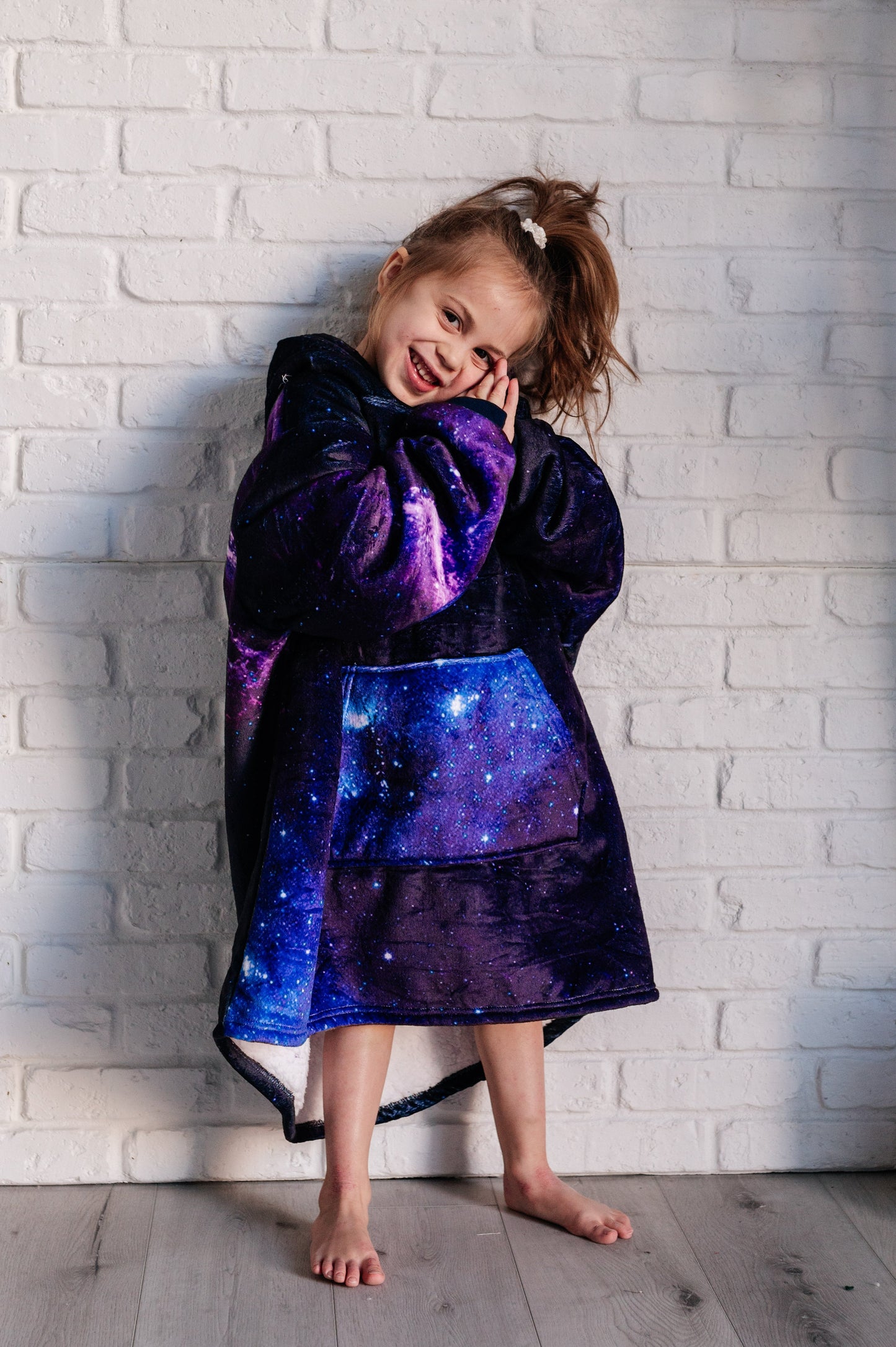 Kids Oversized Hoodie Blanket in Starry Sky - Simply Graced Mama