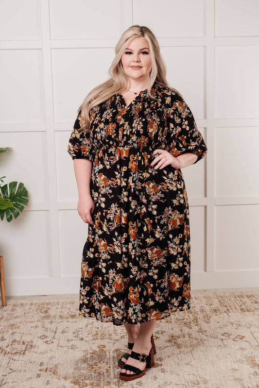 Look My Way Smocked Bodice Button Down Dress - Simply Graced Mama