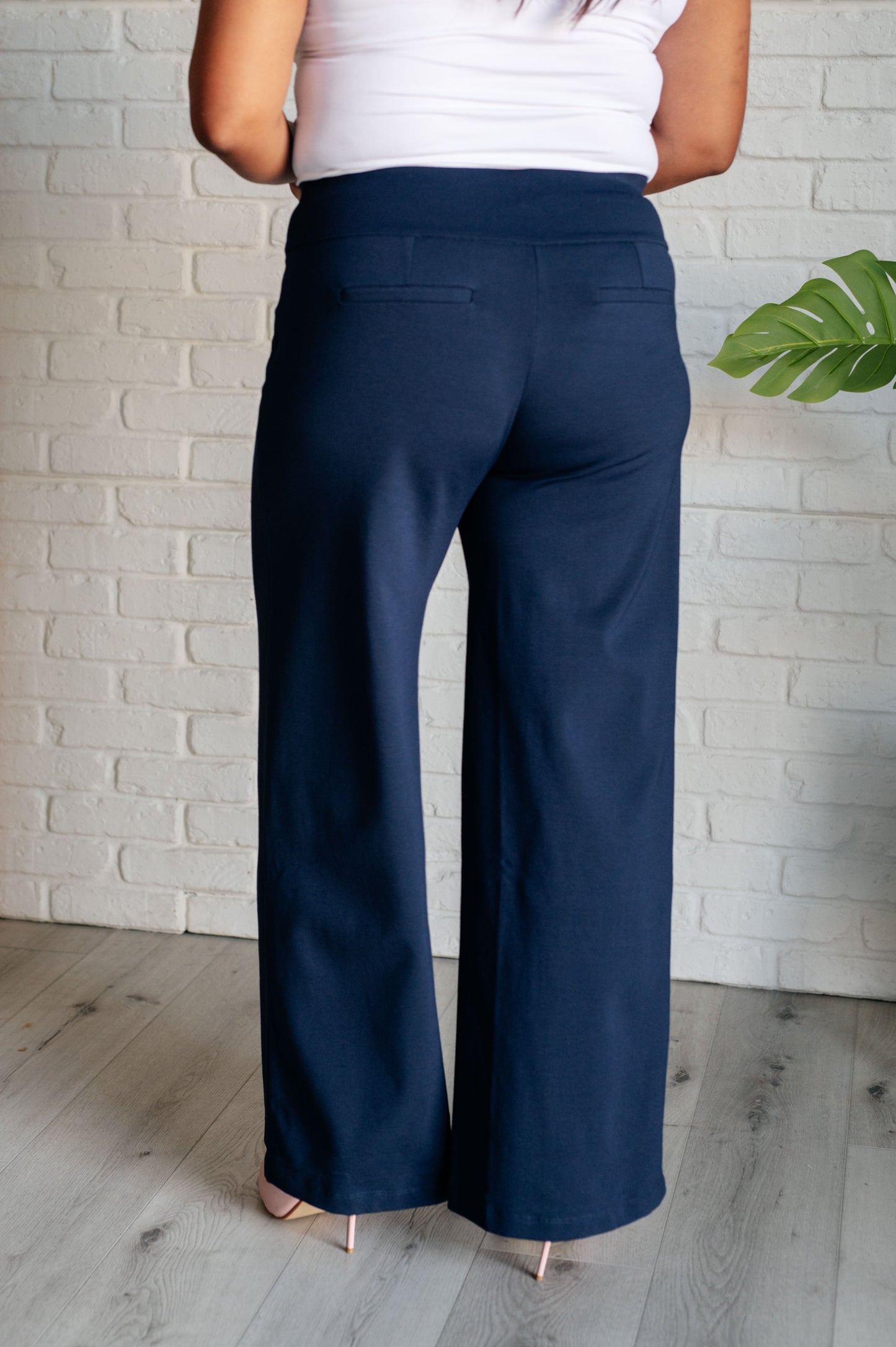 Magic Wide Leg Pants in Navy - Simply Graced Mama