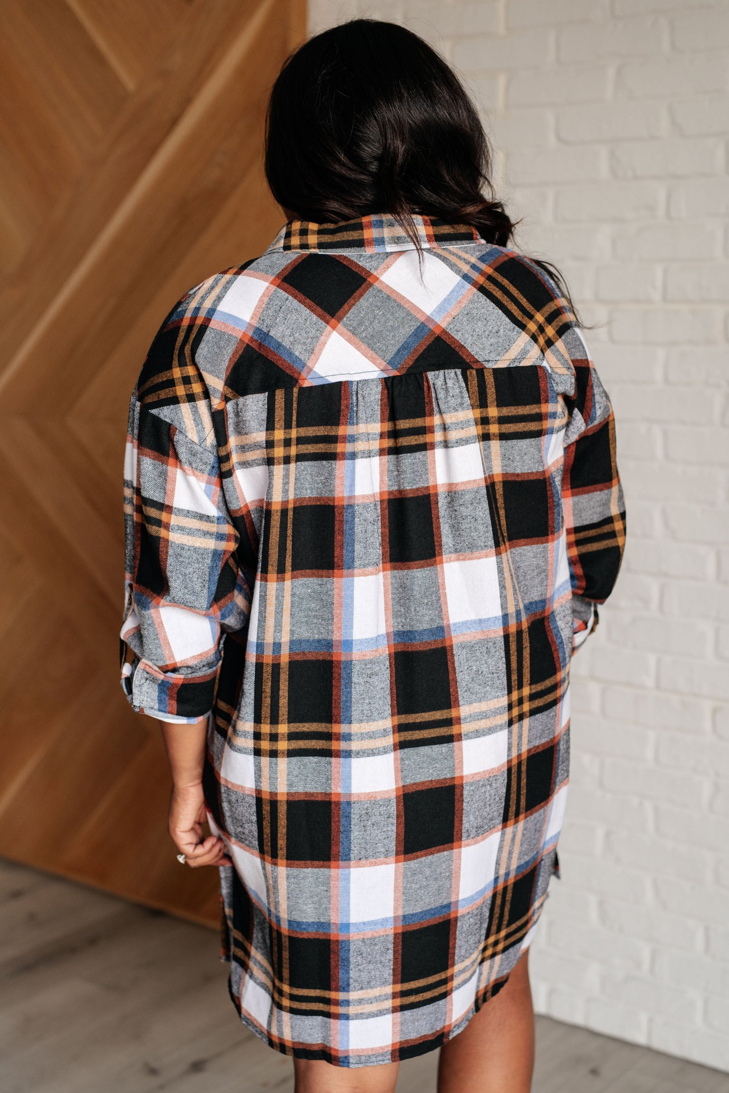 Make it Right Plaid Shirt Dress - Simply Graced Mama