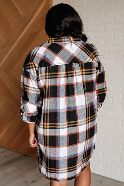 Make it Right Plaid Shirt Dress - Simply Graced Mama