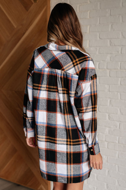 Make it Right Plaid Shirt Dress - Simply Graced Mama