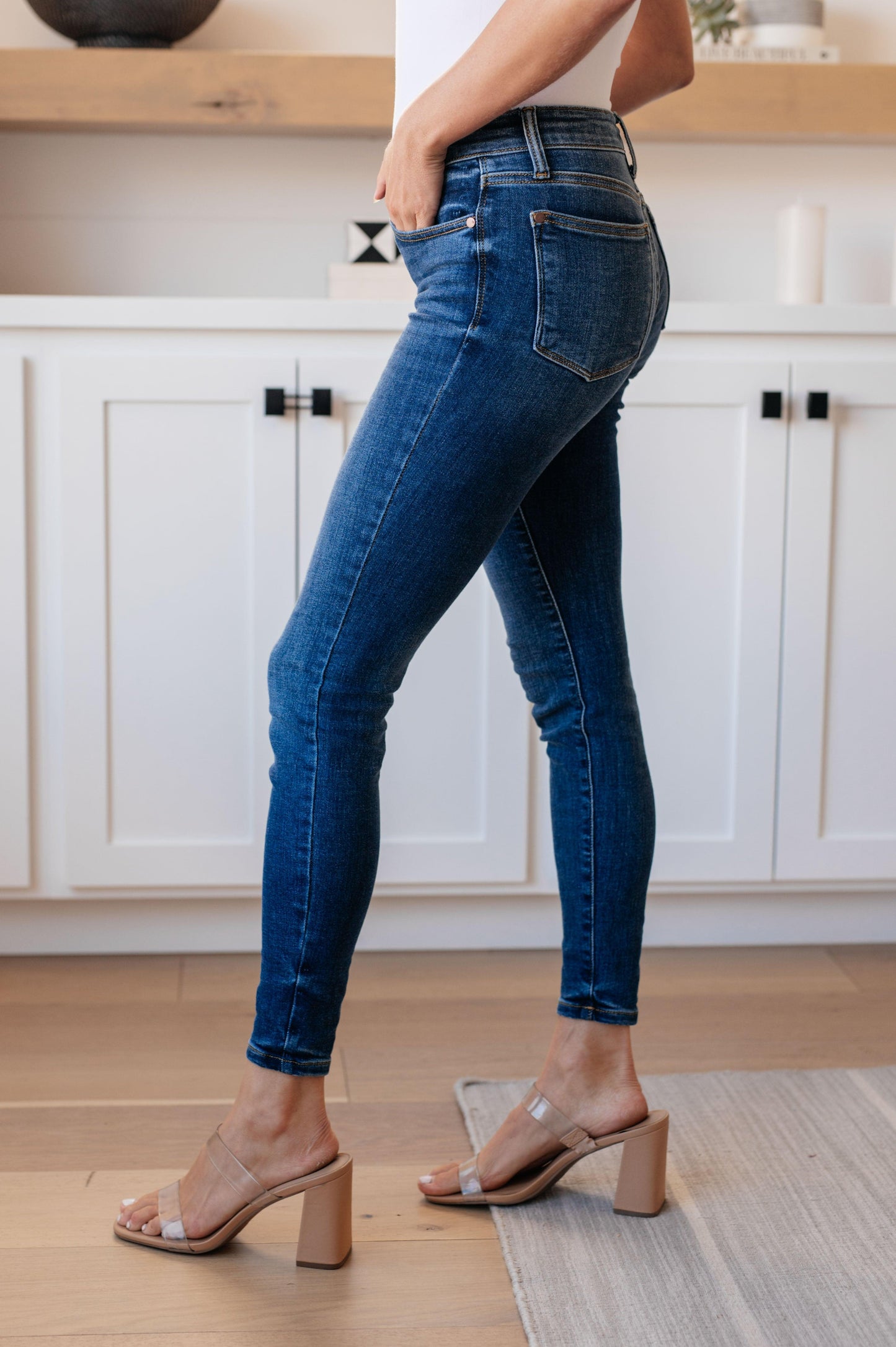 Maxine Mid-Rise Skinny Jeans - Simply Graced Mama