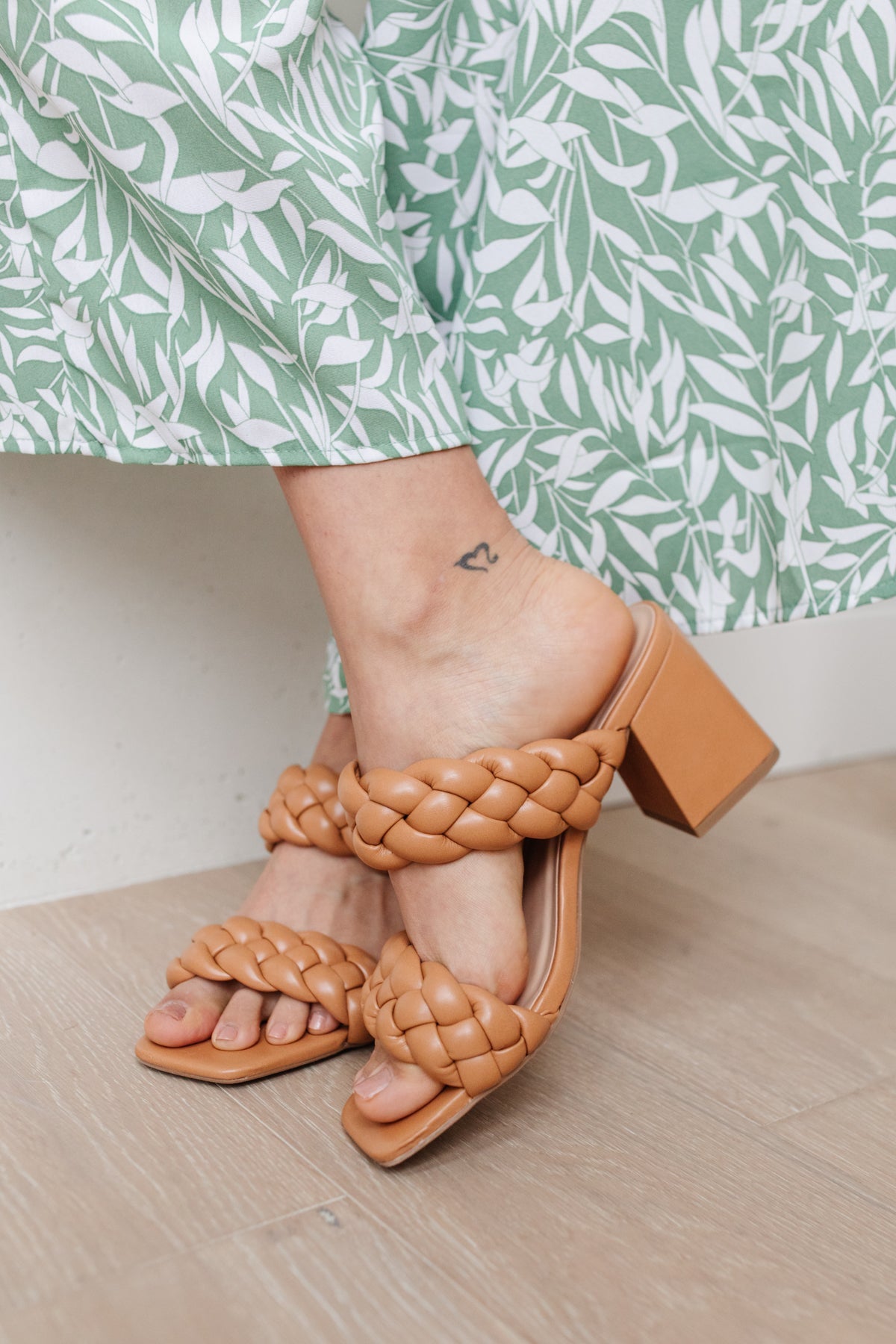 Maya Braided Heels in Tan - Simply Graced Mama