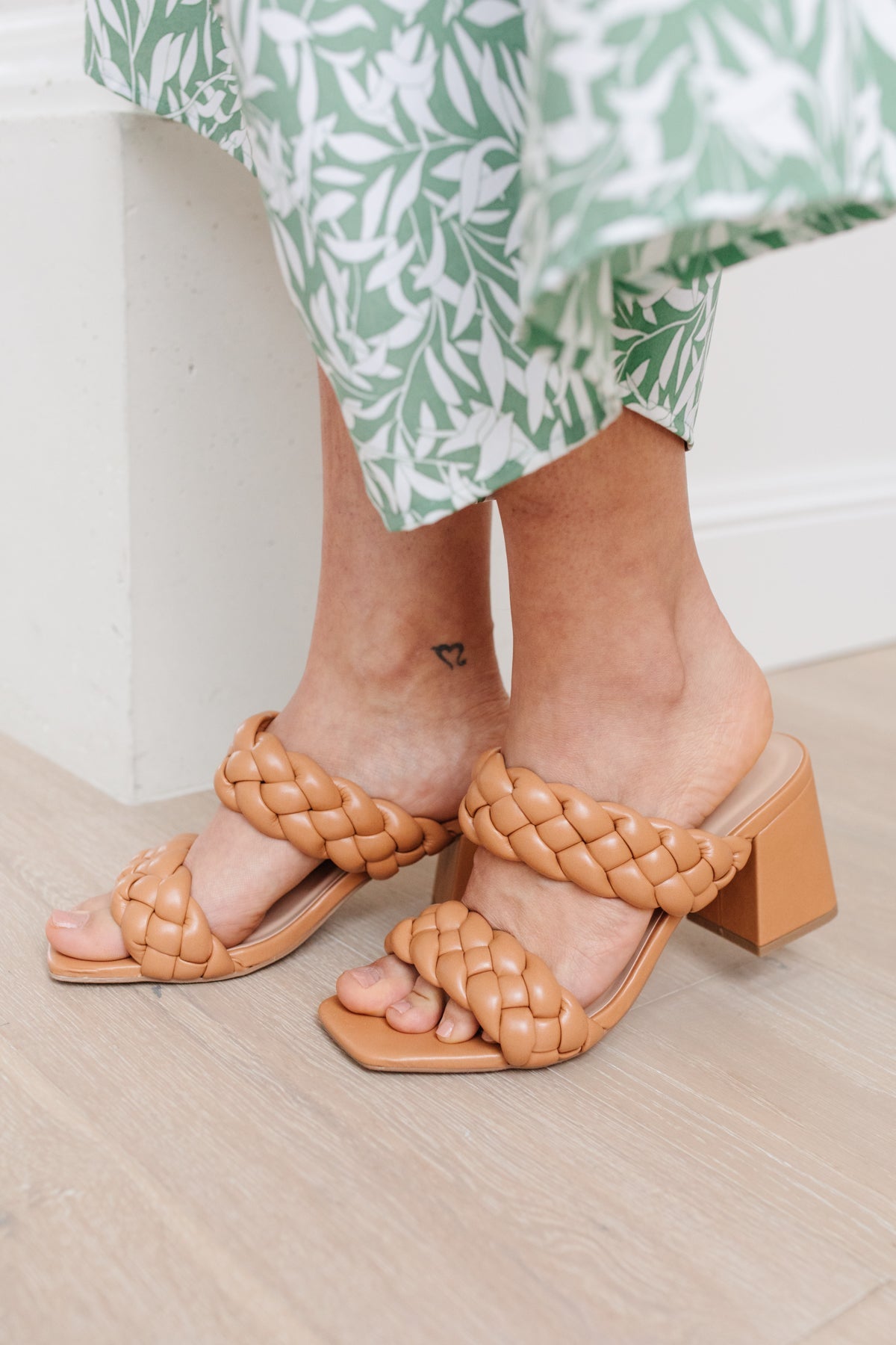 Maya Braided Heels in Tan - Simply Graced Mama