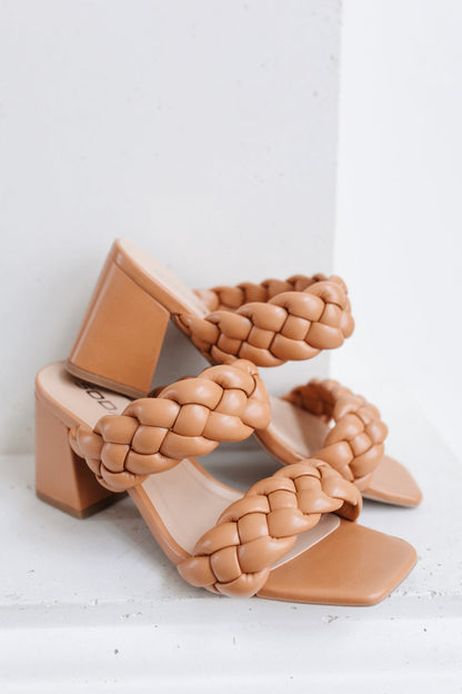 Maya Braided Heels in Tan - Simply Graced Mama