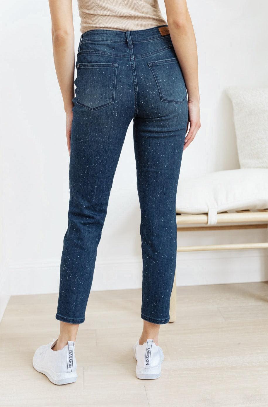 Mid-Rise Relaxed Fit Mineral Wash Jeans - Simply Graced Mama