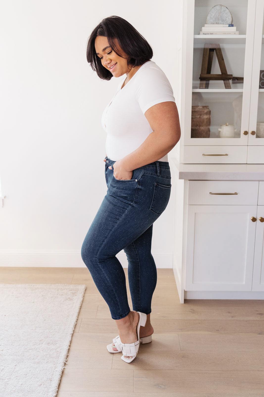 Mid-Rise Relaxed Fit Mineral Wash Jeans - Simply Graced Mama