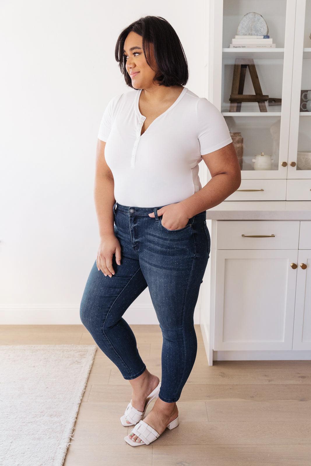 Mid-Rise Relaxed Fit Mineral Wash Jeans - Simply Graced Mama