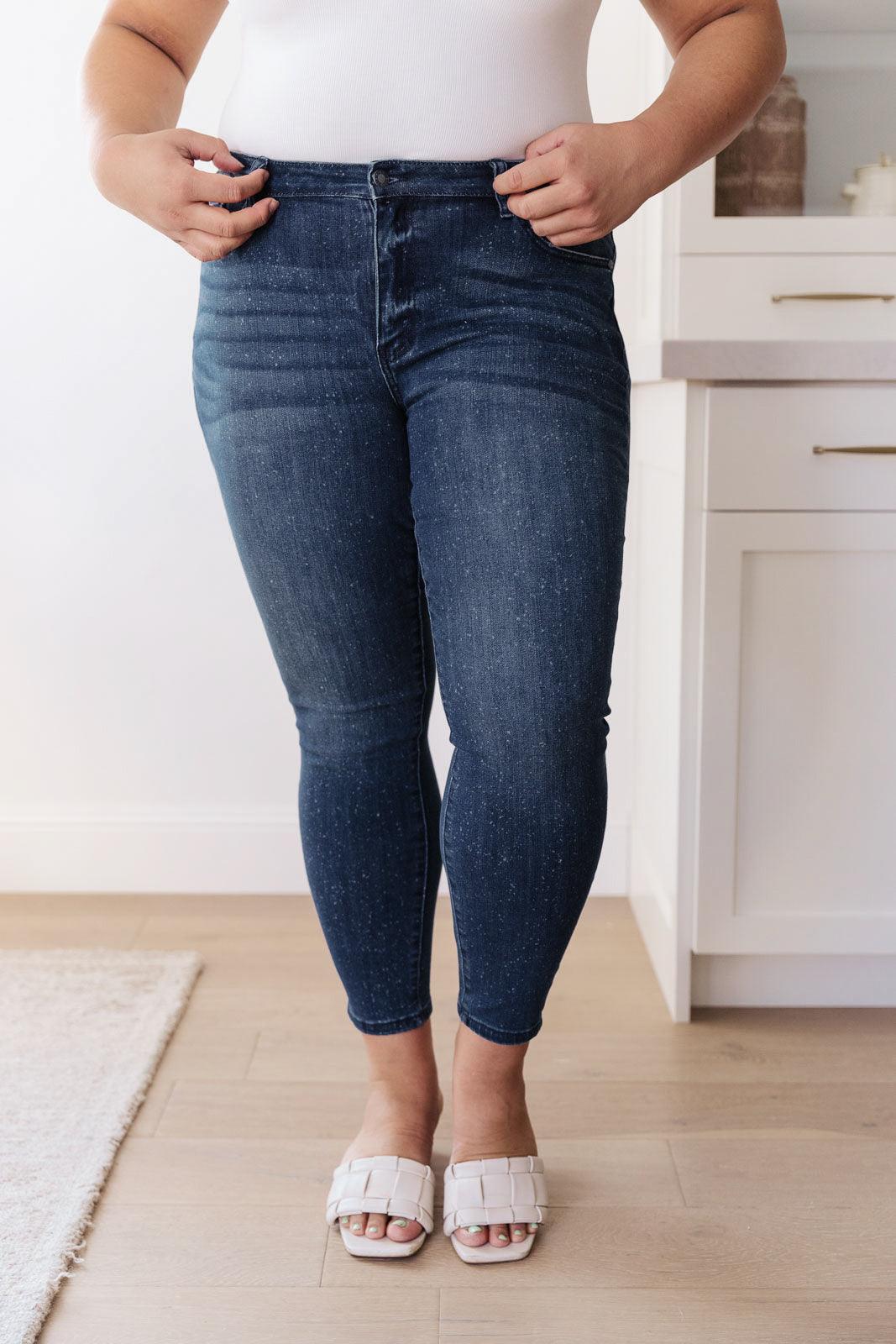 Mid-Rise Relaxed Fit Mineral Wash Jeans - Simply Graced Mama