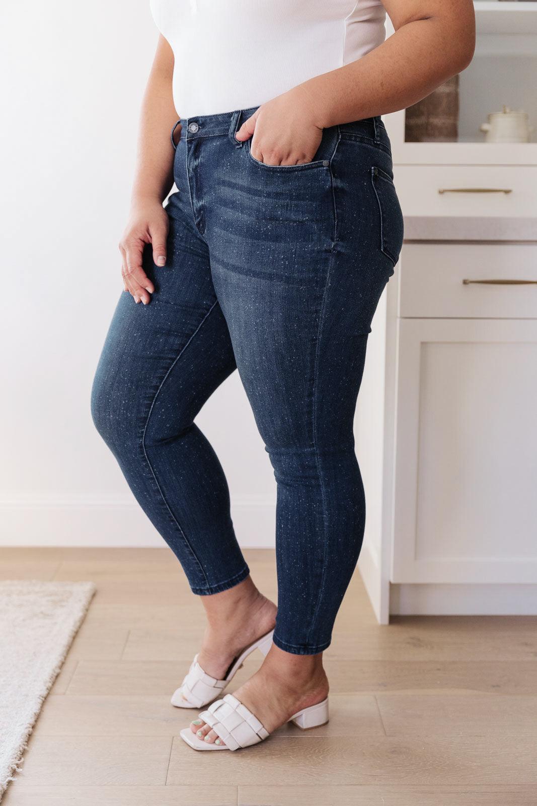 Mid-Rise Relaxed Fit Mineral Wash Jeans - Simply Graced Mama