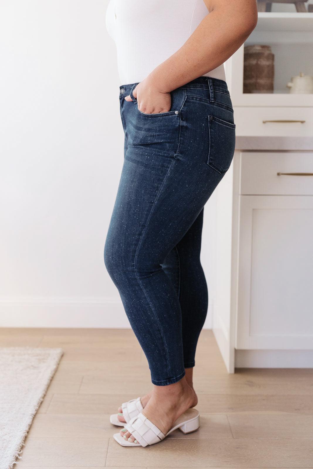 Mid-Rise Relaxed Fit Mineral Wash Jeans - Simply Graced Mama