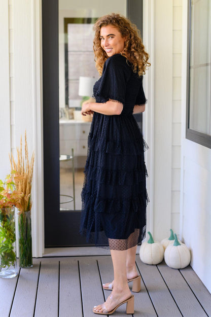 Midnight Waltz Midi Dress - Simply Graced Mama