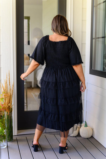 Midnight Waltz Midi Dress - Simply Graced Mama