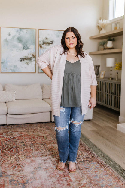 Never Not Loving V-Neck Cami in Gray Green - Simply Graced Mama