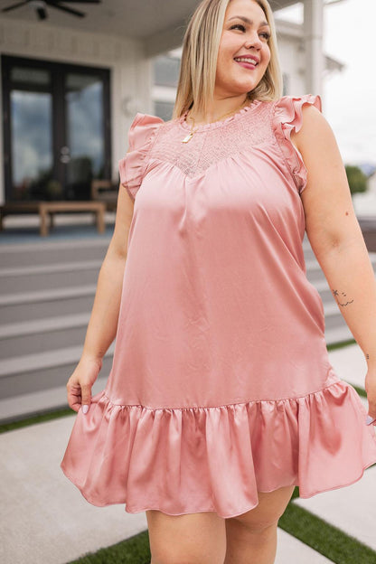 New Gal Ruffle Dress - Simply Graced Mama