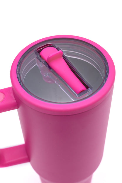 Hot Pink 40oz Tumbler - Simply Graced Mama