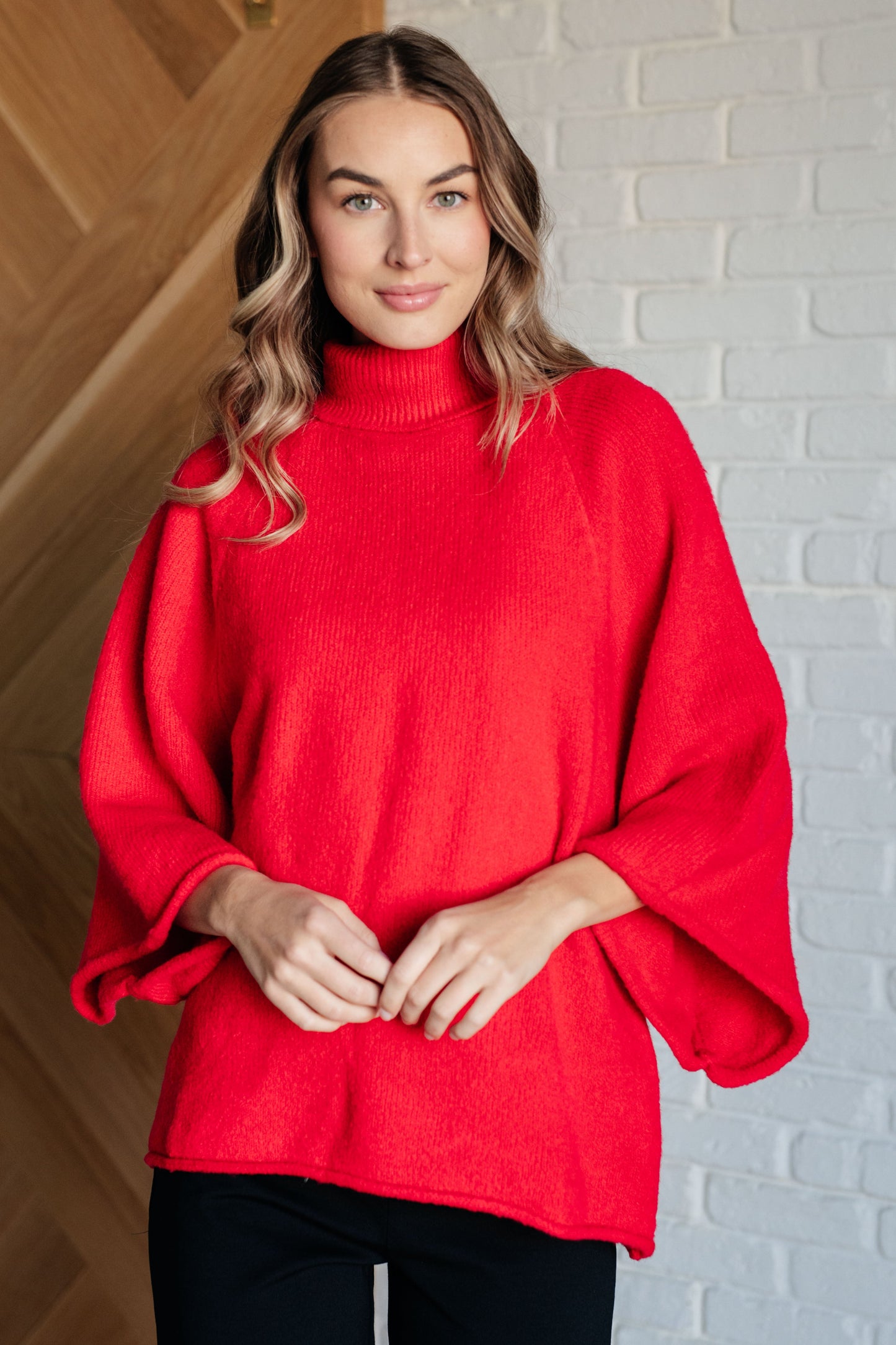 Not Too Desperate Turtleneck Sweater - Simply Graced Mama