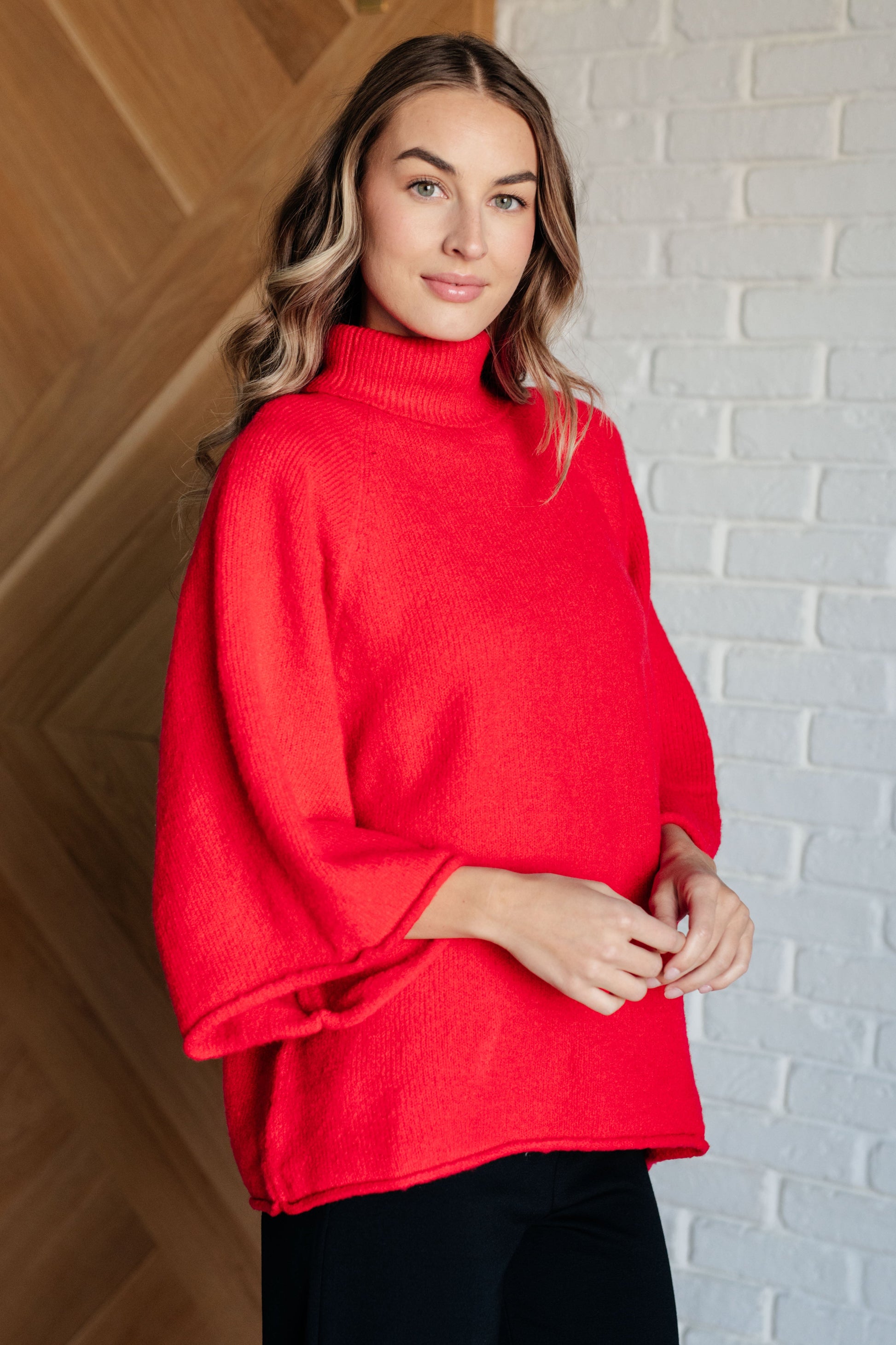 Not Too Desperate Turtleneck Sweater - Simply Graced Mama