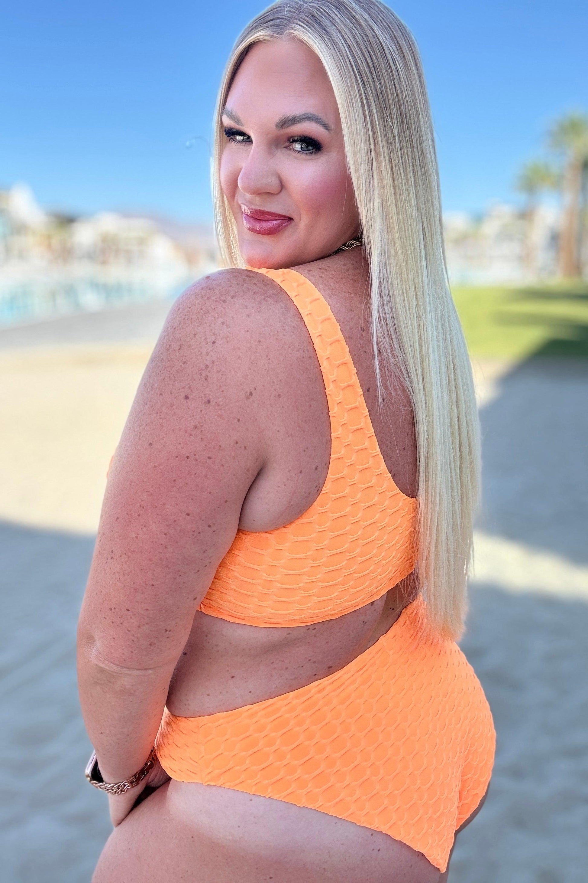 Oh So Orange Swim Bottoms - Simply Graced Mama