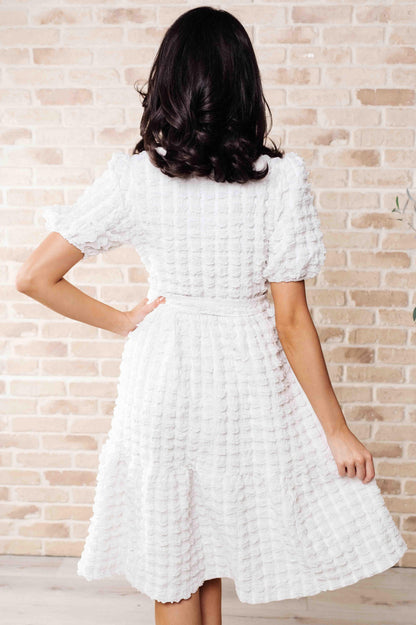 On Cloud Nine Bubble Midi Dress - Simply Graced Mama