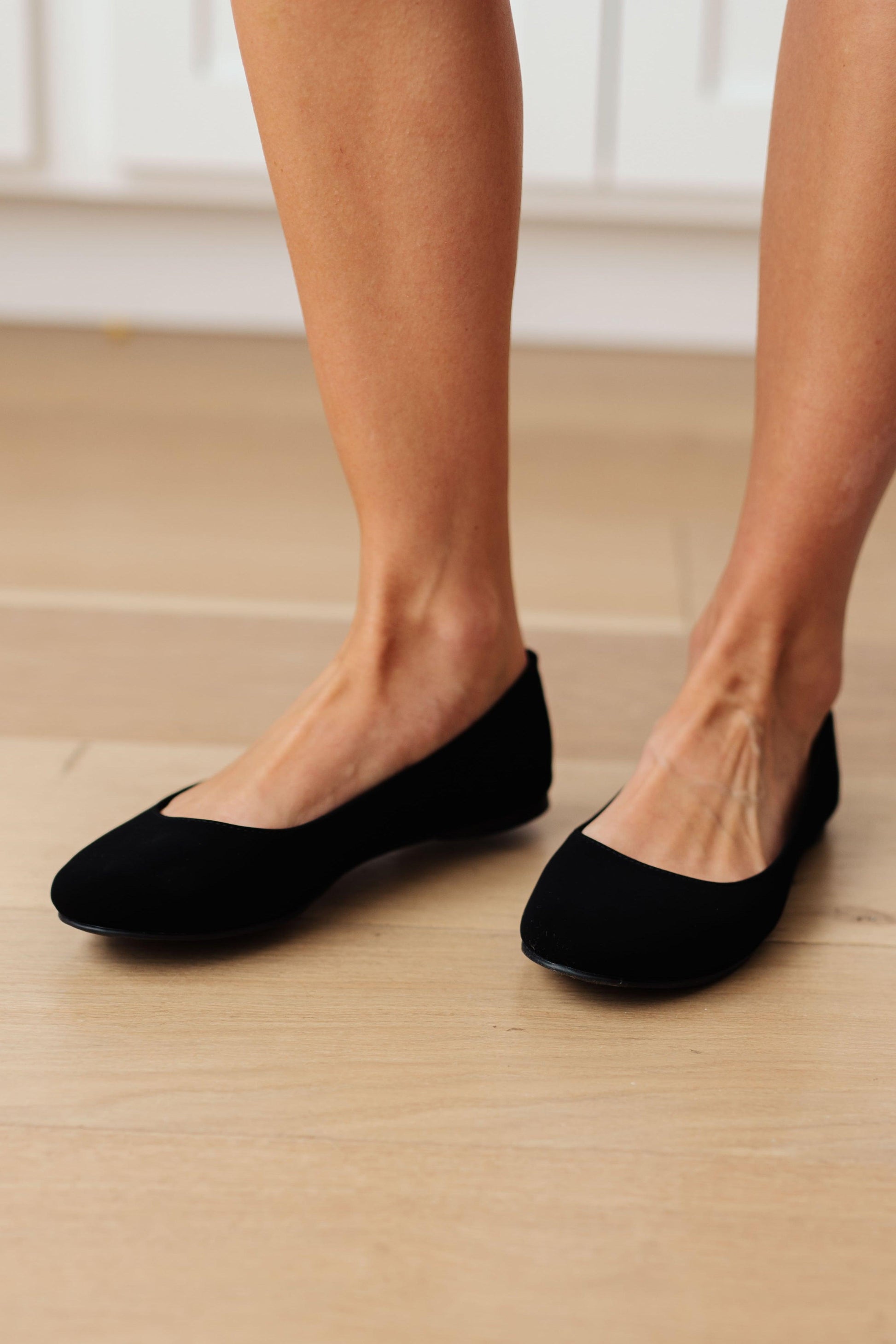 On Your Toes Ballet Flats in Black - Simply Graced Mama