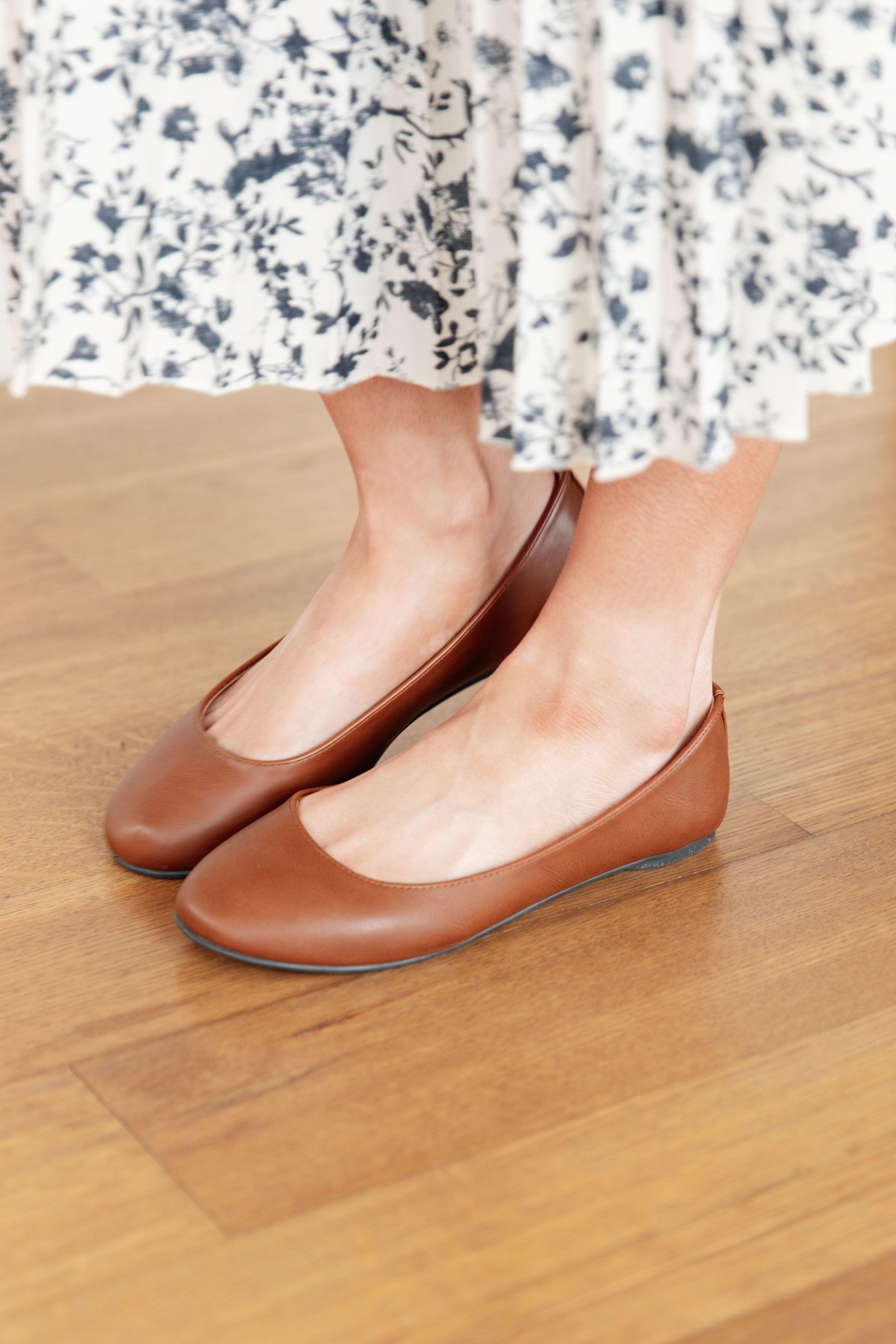 On Your Toes Ballet Flats in Camel - Simply Graced Mama