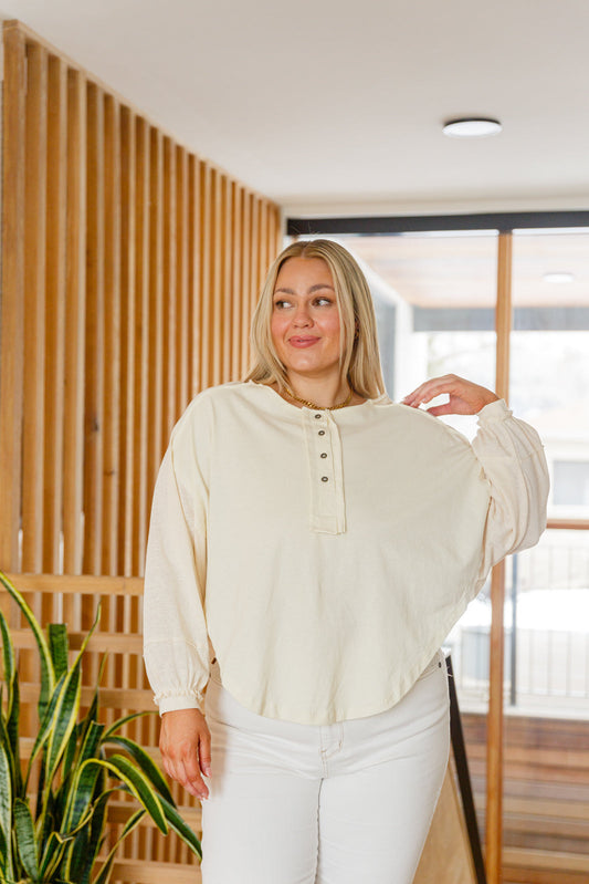 Osaka Top In Cream - Simply Graced Mama