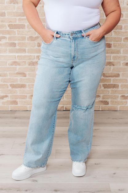 Parker High Rise 90's Straight Jeans - Simply Graced Mama