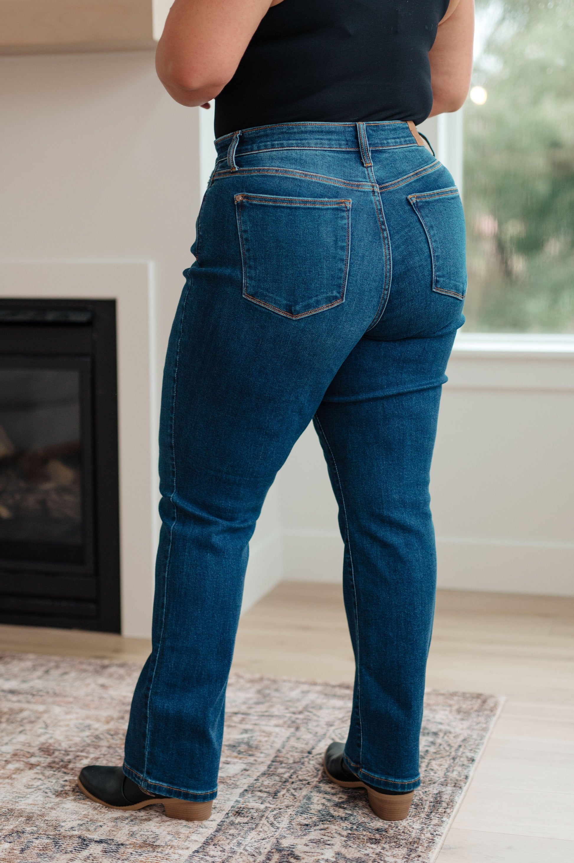 Pippa High Rise Button Fly Dad Jeans - Simply Graced Mama