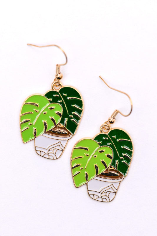 Plant Lover Potted Plant Earrings - Simply Graced Mama