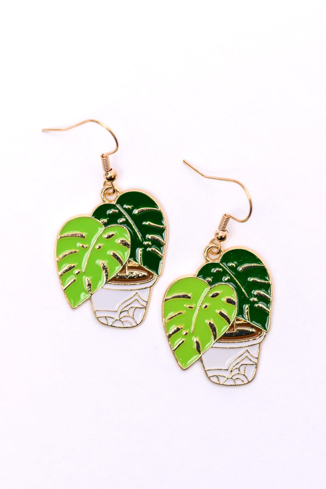 Plant Lover Potted Plant Earrings - Simply Graced Mama