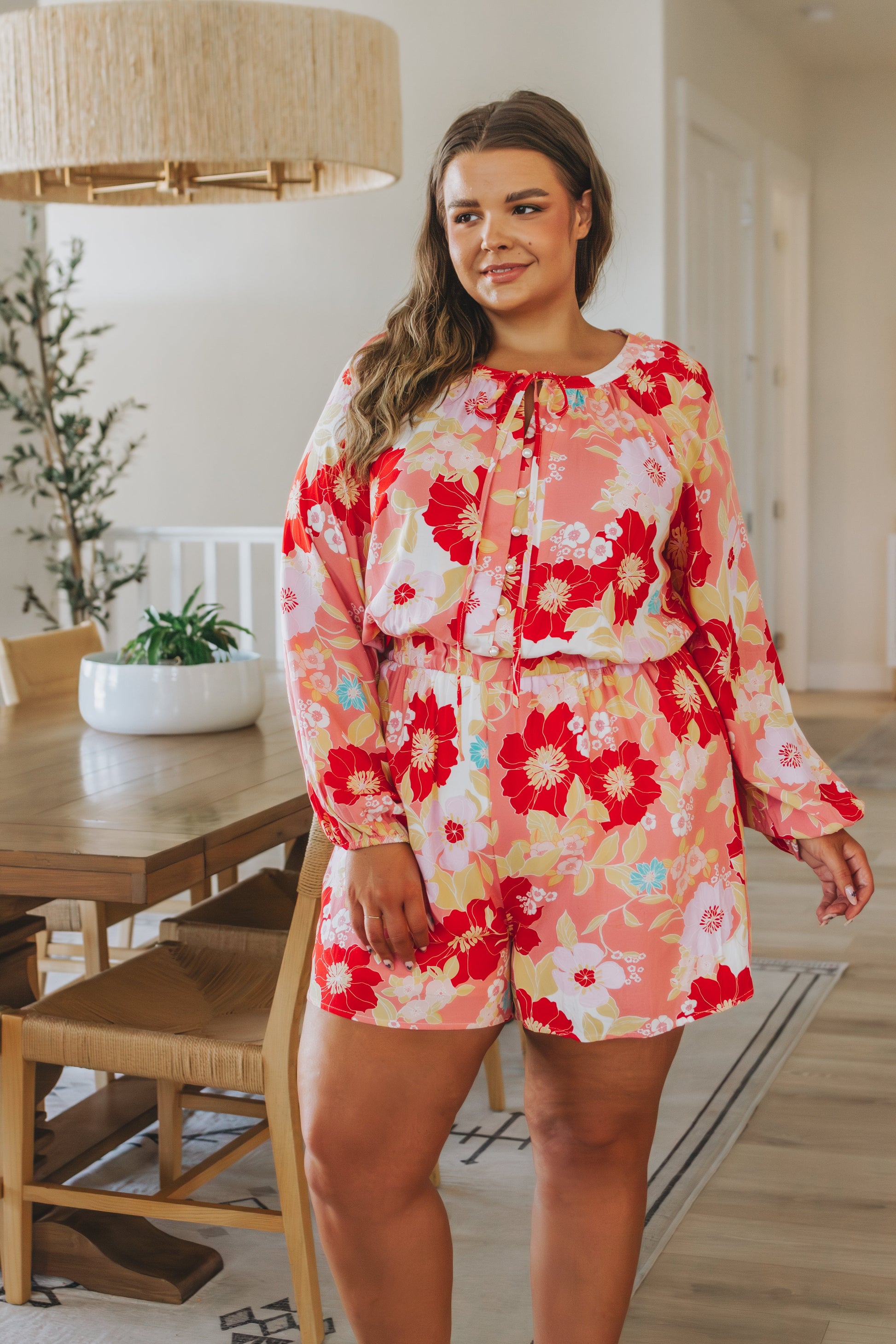 Rare Beauty Floral Romper - Simply Graced Mama