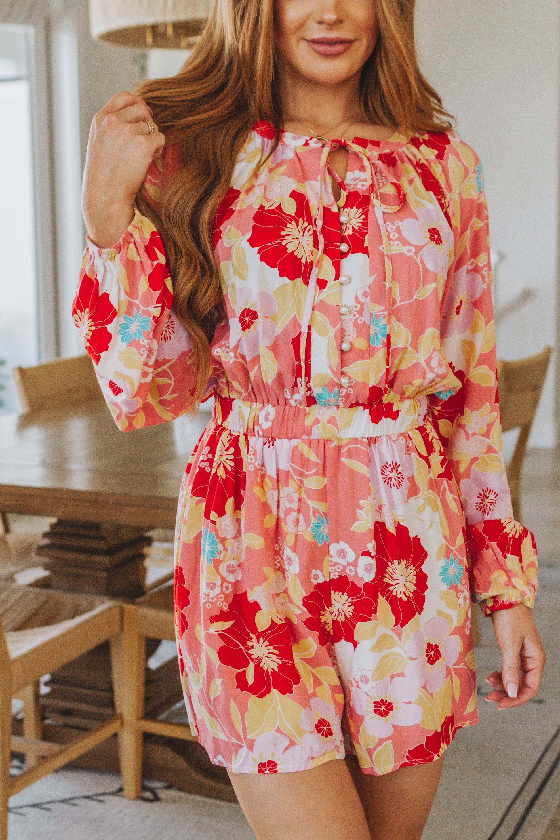 Rare Beauty Floral Romper - Simply Graced Mama