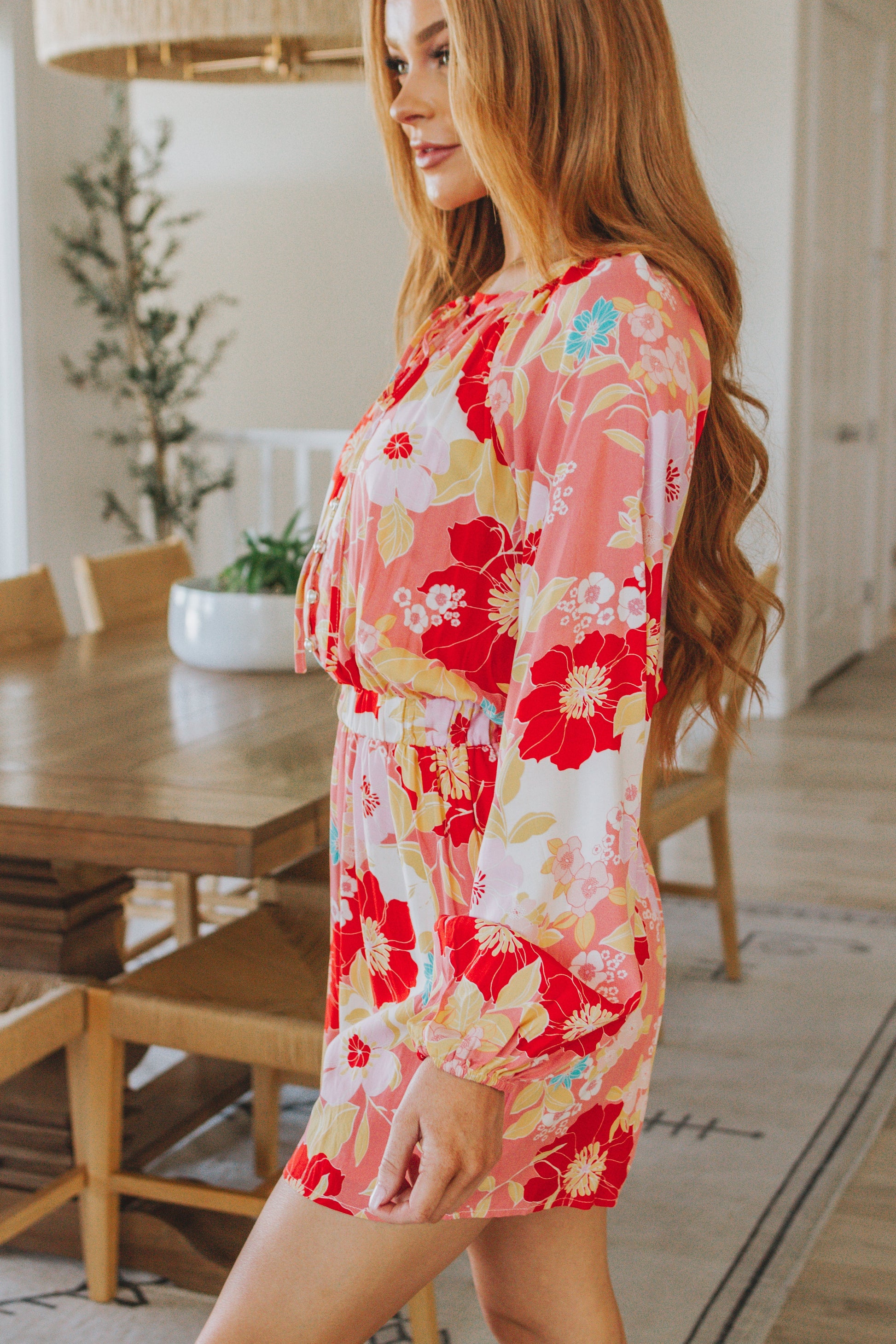 Rare Beauty Floral Romper - Simply Graced Mama