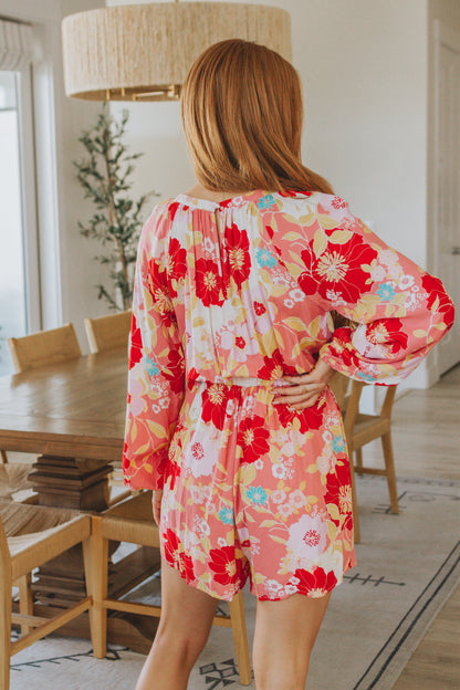 Rare Beauty Floral Romper - Simply Graced Mama