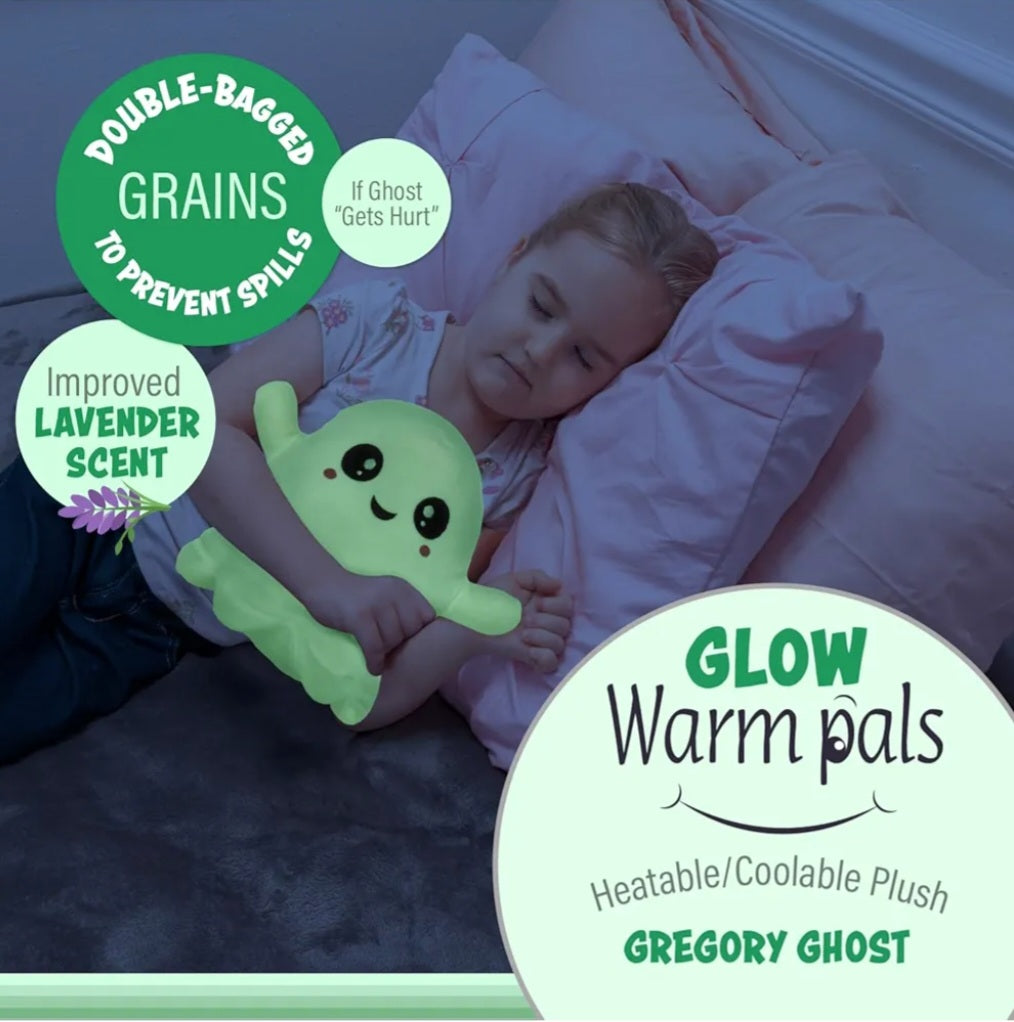 Gregory Ghost Glow-in-the-Dark Warm Pal - Simply Graced Mama