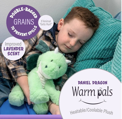 Daniel the Dragon Warm Pal Stuffed Animal - Simply Graced Mama