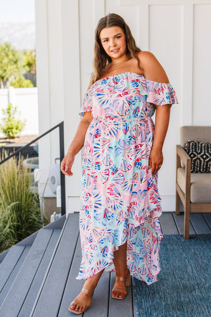 She Sells Sea Shells Maxi Dress - Simply Graced Mama