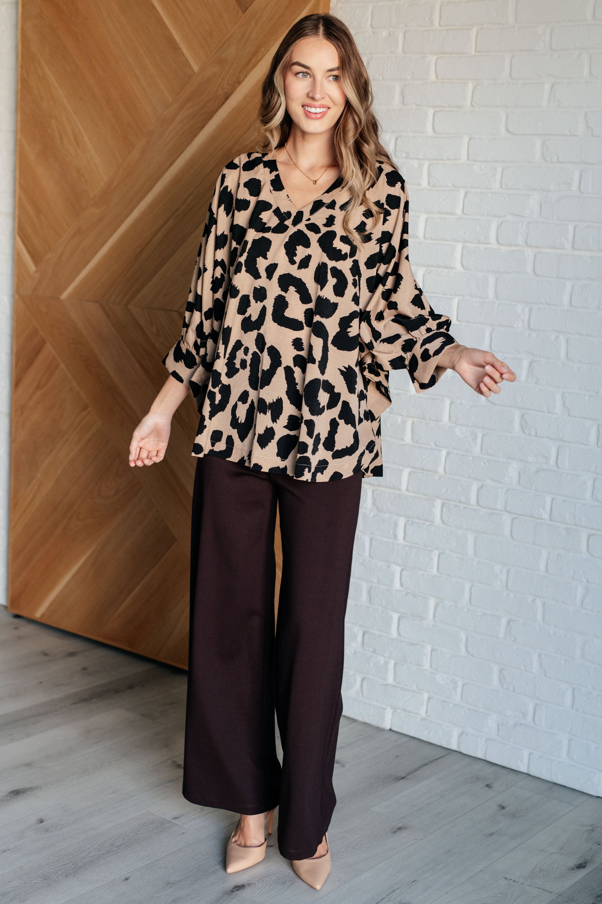 She's Got Eyes of Gold Batwing Blouse - Simply Graced Mama