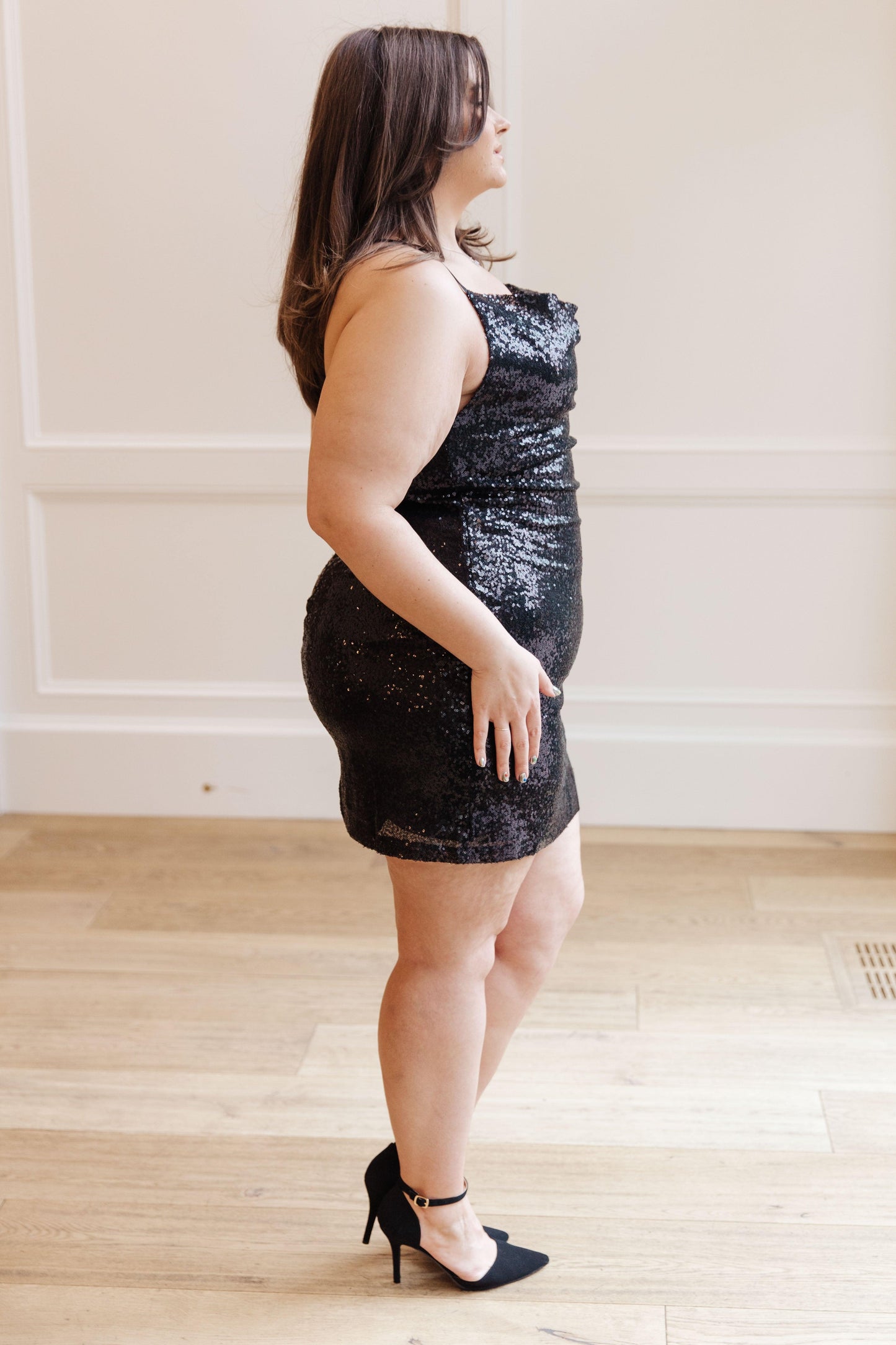 Shining in Sequins Dress in Black - Simply Graced Mama