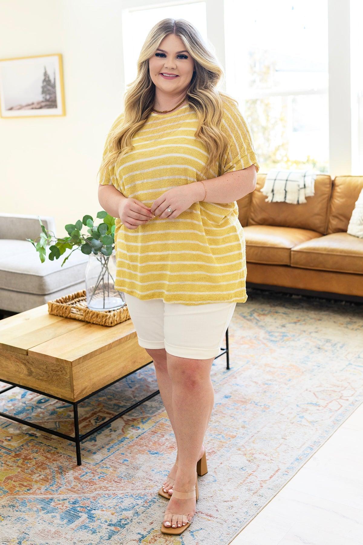 Simply Sweet Striped Top - Simply Graced Mama