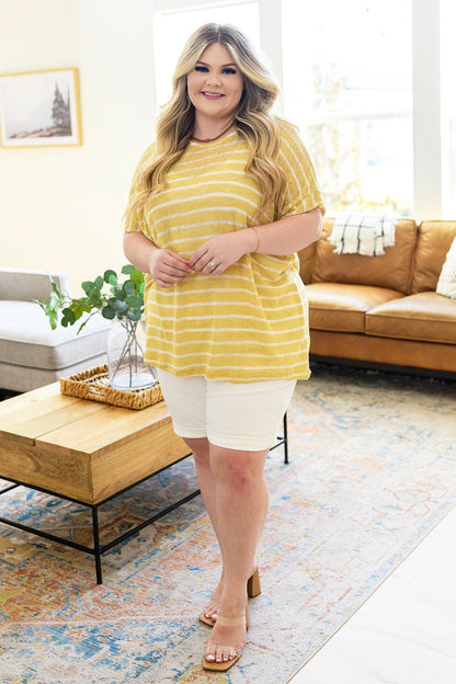 Simply Sweet Striped Top - Simply Graced Mama