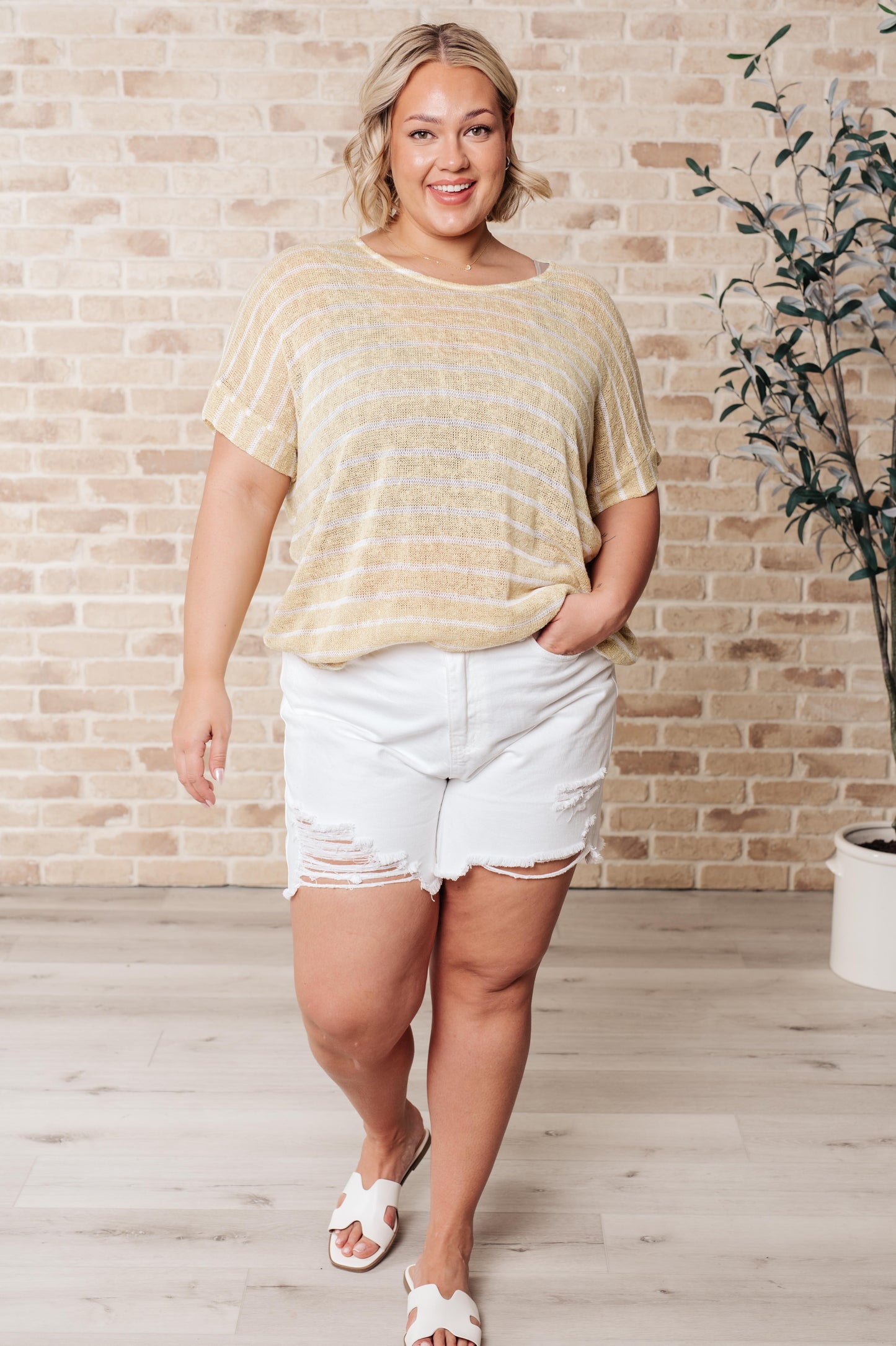 Simply Sweet Striped Top - Simply Graced Mama